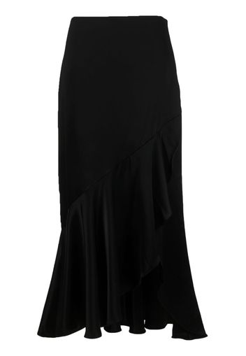 Polo Ralph Lauren ruffled-hem maxi skirt - Nero