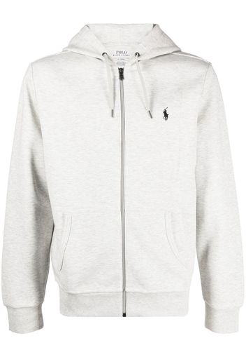 Polo Ralph Lauren cotton-blend hooded zipper - Grigio