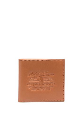 Polo Ralph Lauren Heritage leather bi-fold wallet - Marrone