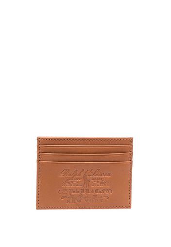 Polo Ralph Lauren Heritage leather cardholder - Marrone