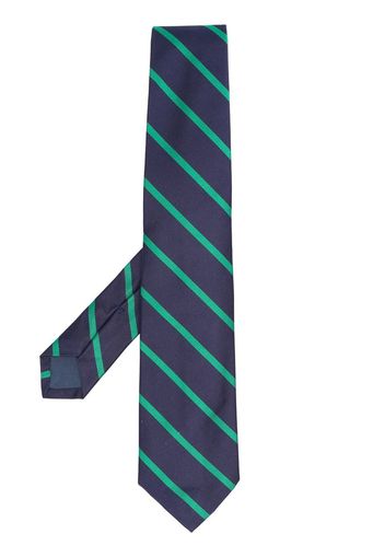 Polo Ralph Lauren diagonal stripe silk tie - Blu