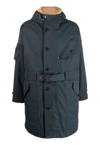 Polo Ralph Lauren belted hooded parka - Blu