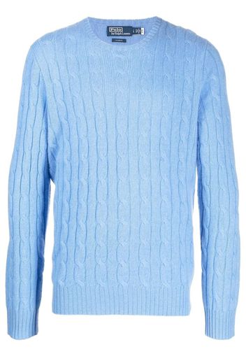 Polo Ralph Lauren cable-knit cashmere jumper - Blu