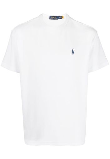 Polo Ralph Lauren embroidered-logo cotton T-shirt - Bianco