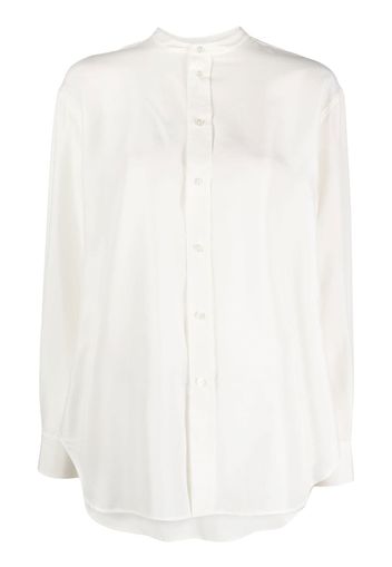 Polo Ralph Lauren band-collar silk shirt - Toni neutri