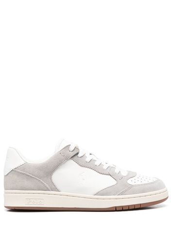 Polo Ralph Lauren Court leather-suede trainers - Bianco