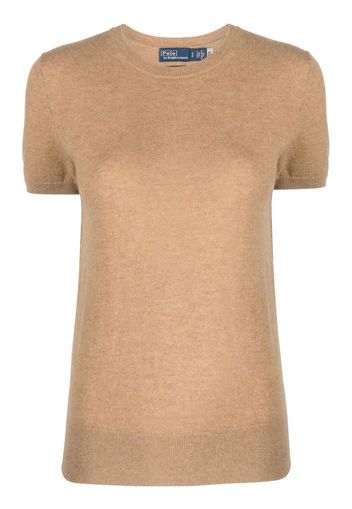 Polo Ralph Lauren short-sleeve cashmere jumper - Marrone