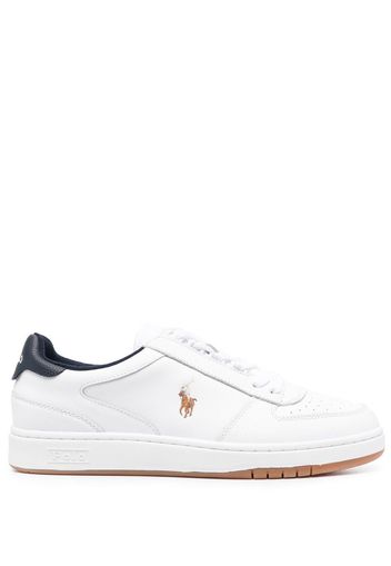 Polo Ralph Lauren Court logo-embroidered sneakers - Bianco