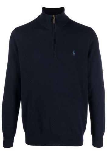 Polo Ralph Lauren Maglione con mezza zip - Blu