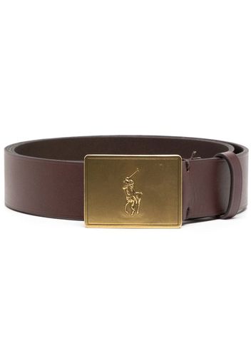 Polo Ralph Lauren Polo Pony leather belt - Marrone