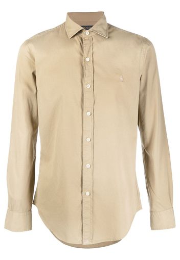 Polo Ralph Lauren slim-cut long-sleeved shirt - Toni neutri