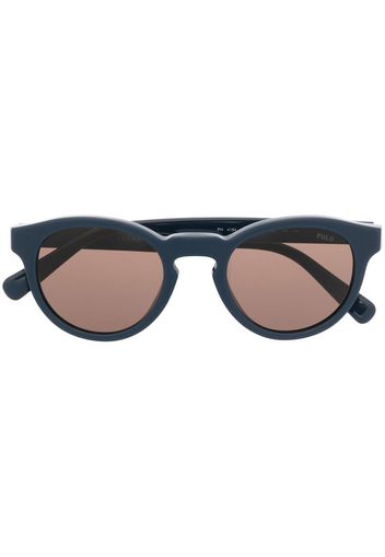 Polo Ralph Lauren Polo Pony round-frame sunglasses - Blu