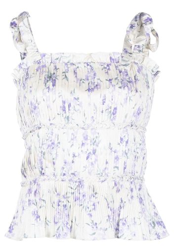 Polo Ralph Lauren floral-print sleeveless blouse - Toni neutri