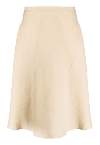 Polo Ralph Lauren linen A-line midi skirt - Toni neutri
