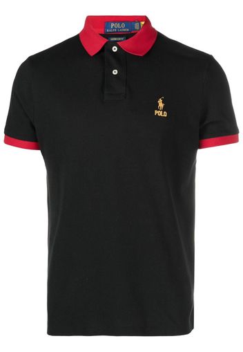 Polo Ralph Lauren embroidered-logo polo shirt - Nero