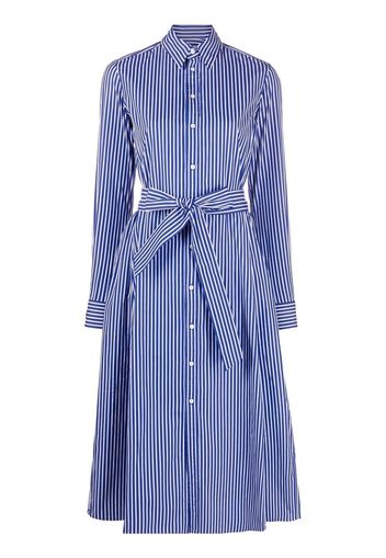 Polo Ralph Lauren striped belted shirt dress - Blu