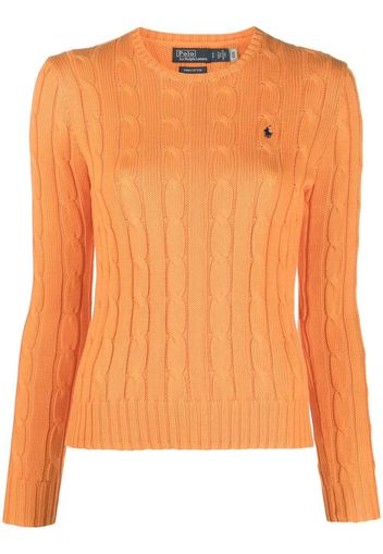 Polo Ralph Lauren Polo Pony cable-knit jumper - Arancione