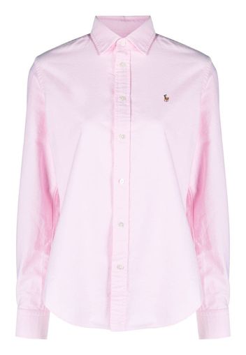 Polo Ralph Lauren embroidered-pony detail shirt - Rosa