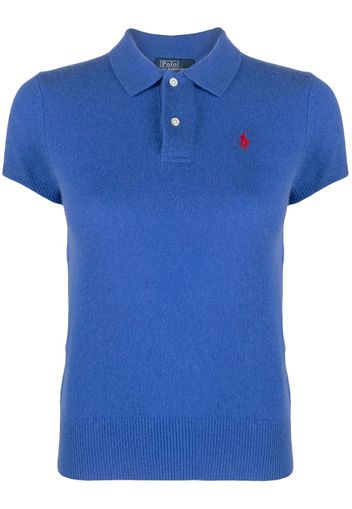 Polo Ralph Lauren Polo Pony cashmere polo top - Blu