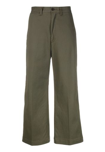 Polo Ralph Lauren high-waist cropped trousers - Verde