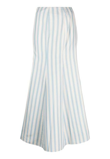 Polo Ralph Lauren stripe-print maxi skirt - Blu