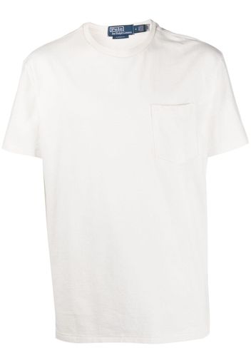 Polo Ralph Lauren logo-embroidered cotton T-shirt - Bianco