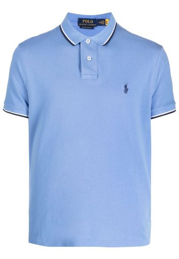 Polo Ralph Lauren short-sleeve cotton polo shirt - Blu