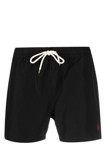 Polo Ralph Lauren embroidered-logo swim shorts - Nero
