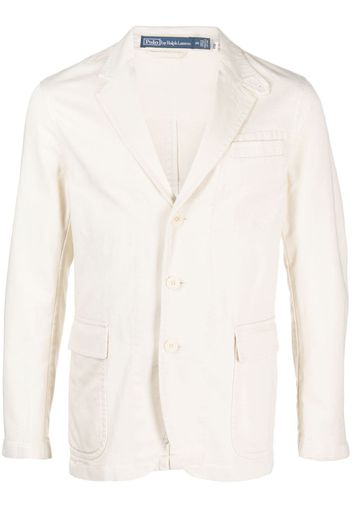 Polo Ralph Lauren single-breasted cotton blazer - Toni neutri