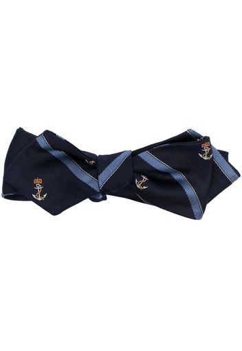 Polo Ralph Lauren nautical-print bow tie - Blu