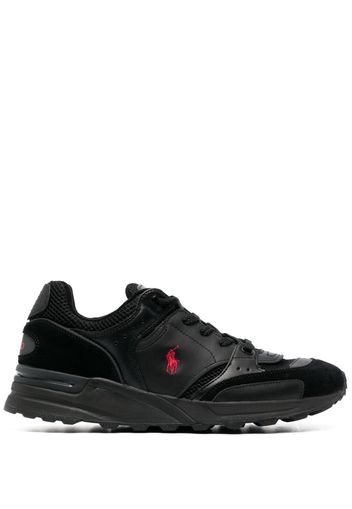 Polo Ralph Lauren Trackster 200 leather sneakers - Nero