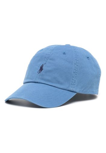 Polo Ralph Lauren logo-embroidered cotton baseball cap - Blu