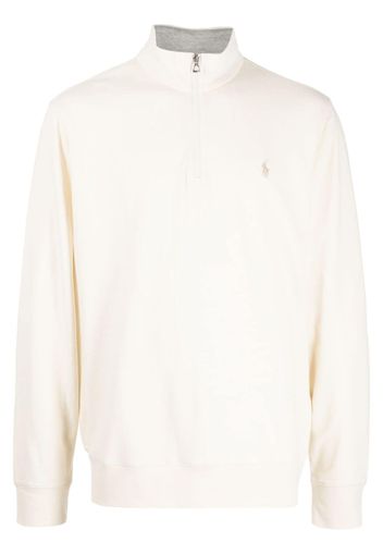 Polo Ralph Lauren Polo Pony-motif zipped jumper - Toni neutri