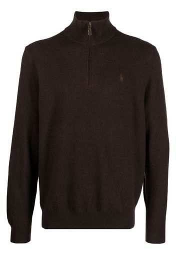 Polo Ralph Lauren high-neck wool jumper - Marrone