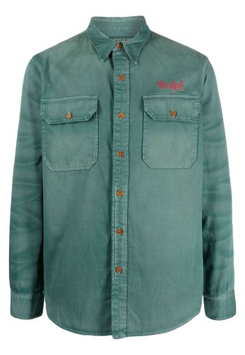 Polo Ralph Lauren logo-embroidered cotton shirt - Verde