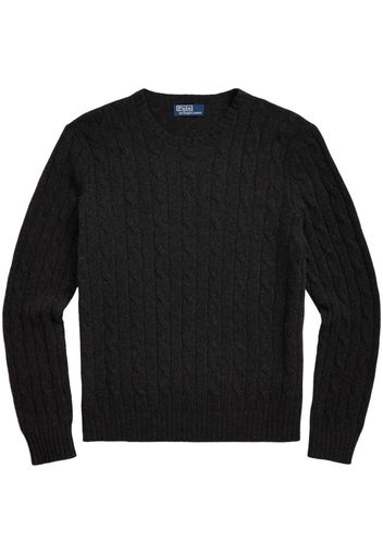 Polo Ralph Lauren cable-knit crew-neck pullover - Nero