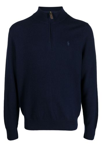 Polo Ralph Lauren high-neck wool jumper - Blu