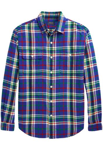 Polo Ralph Lauren checked cotton shirt - Blu