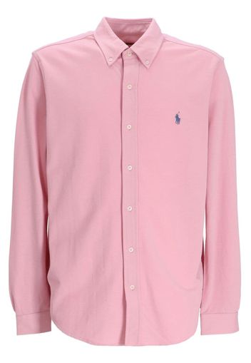 Polo Ralph Lauren Pony-motif striped cotton shirt - Rosa