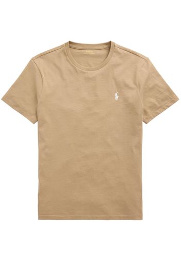 Polo Ralph Lauren Polo Pony-embroidered cotton T-shirt - Marrone