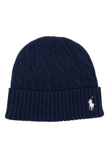 Polo Ralph Lauren Polo Pony embroidered-logo beanie - Blu