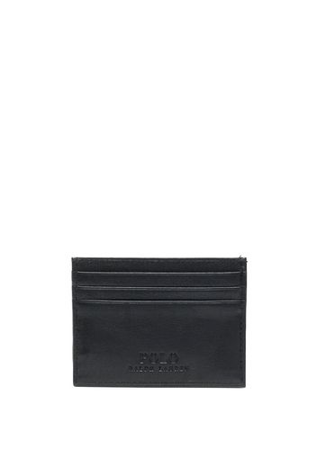 Polo Ralph Lauren debossed-leather leather cardholder - Nero