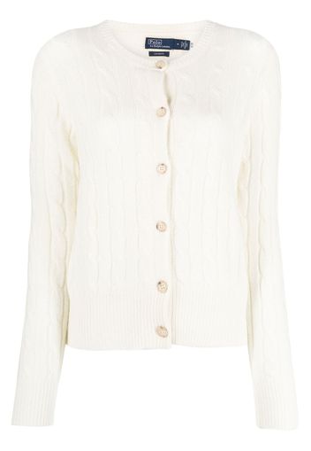 Polo Ralph Lauren cable-knit cashmere cardigan - Toni neutri