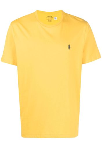 Polo Ralph Lauren logo-embroidered cotton T-shirt - Giallo