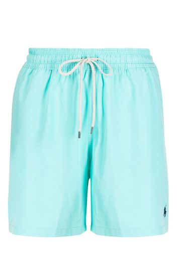 Polo Ralph Lauren pony-embroidered swim shorts - Blu