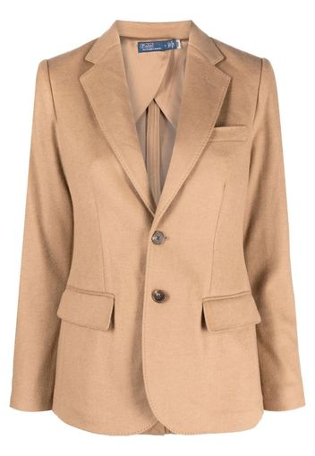 Polo Ralph Lauren slim-cut single-breasted blazer - Toni neutri