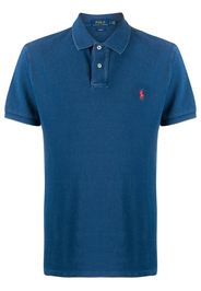 logo embroidered polo shirt