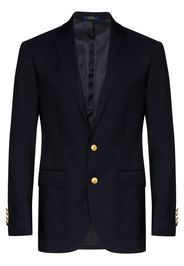 single-breasted wool twill blazer