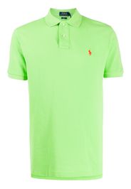 embroidered logo polo shirt