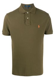 logo embroidered polo shirt